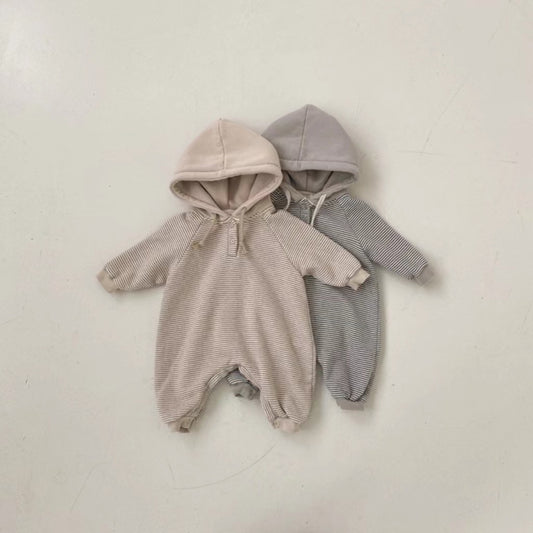Baby Fashion Hooded Long Sleeve Bodysuit